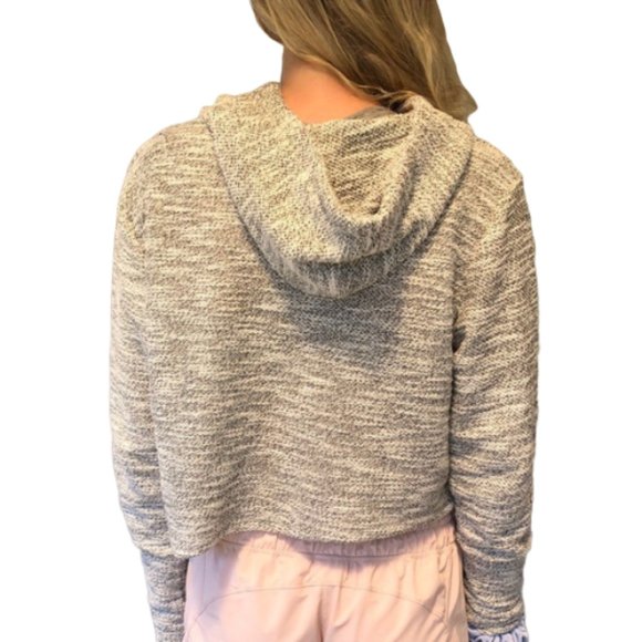 Brandy Melville Cropped Hoodie Size Small OS - Picture 2 of 7